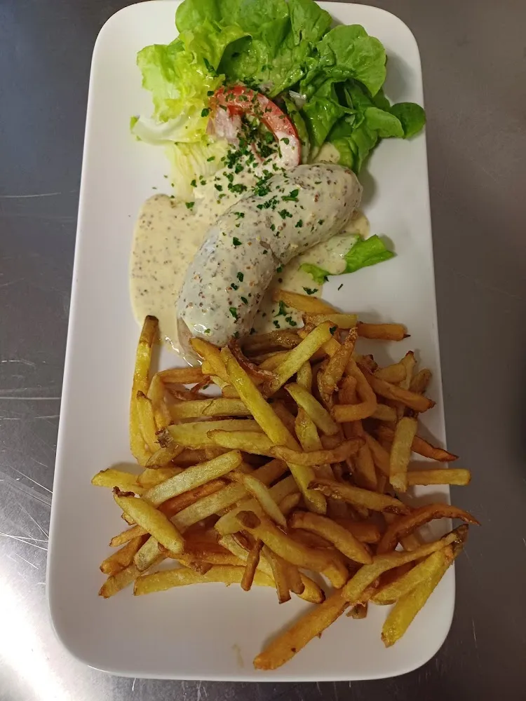 Andouillette Frites Sauce Crème